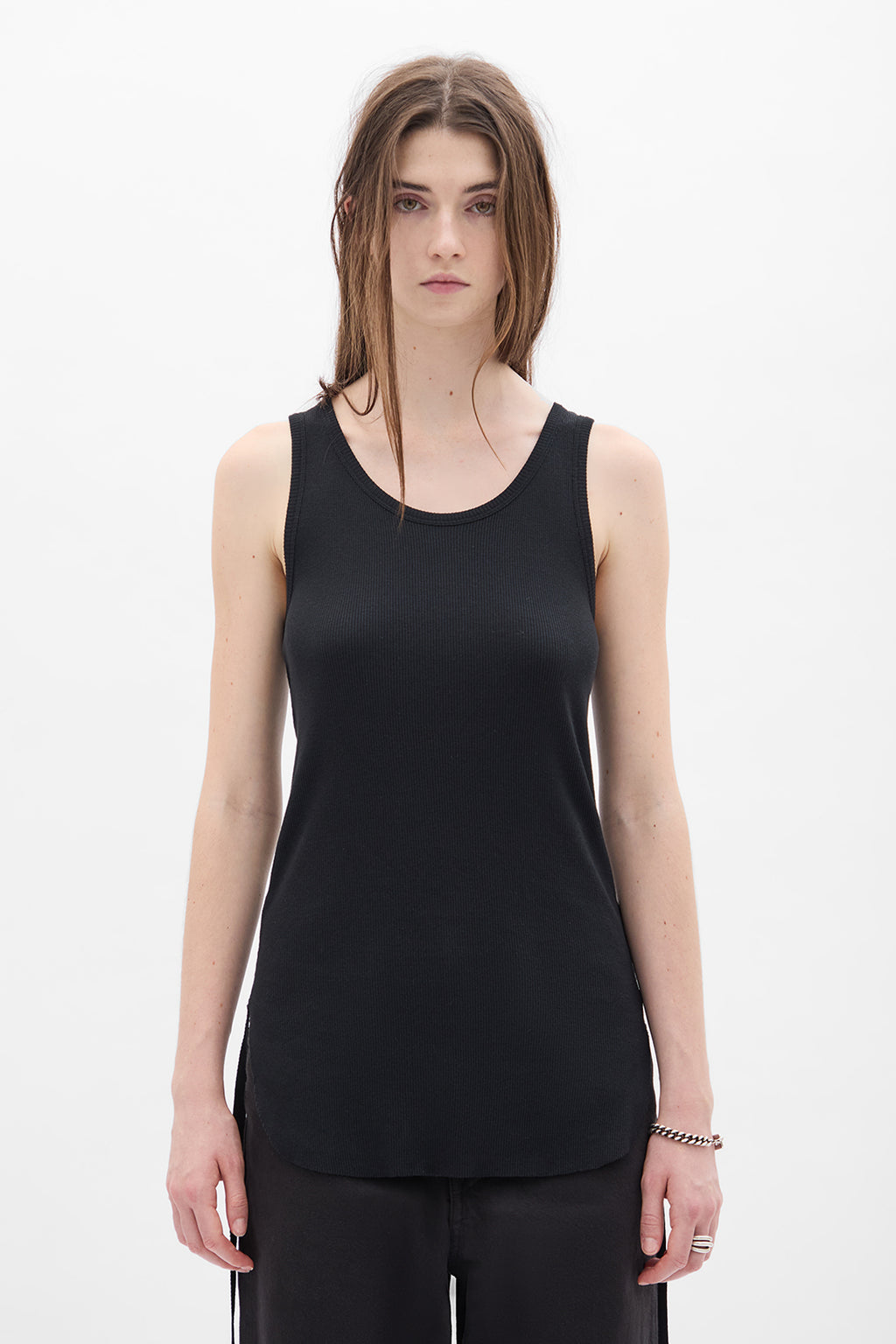 Mara Wrinkled Cropped Tank Top