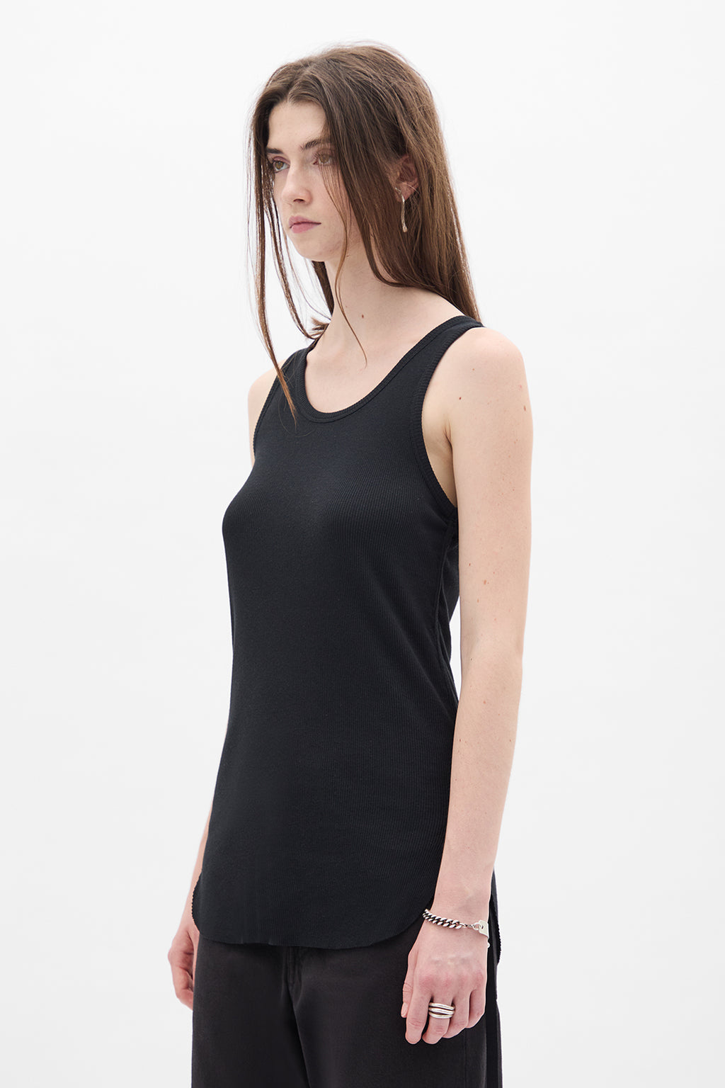 Mara Wrinkled Cropped Tank Top