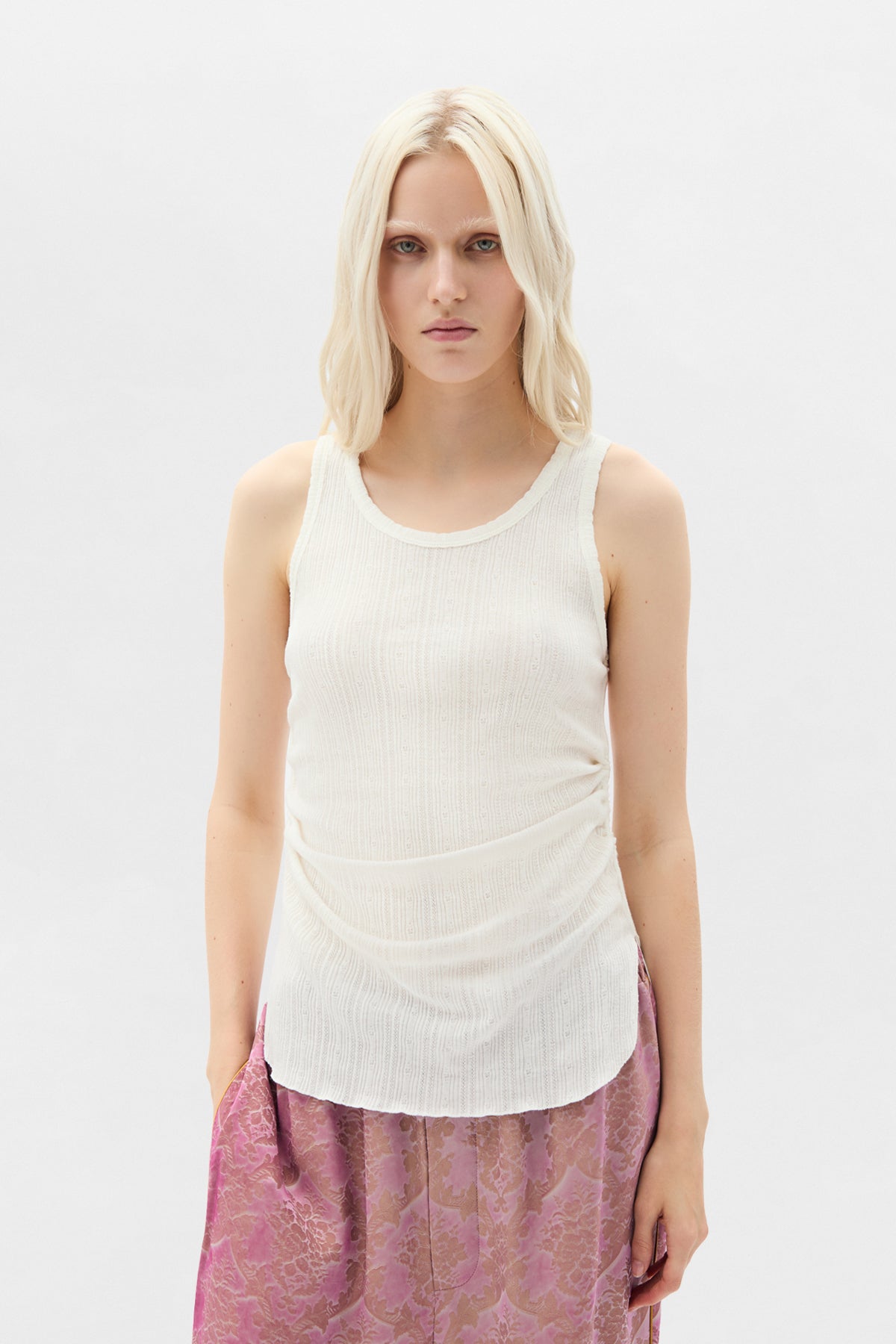 大人気！！　Ann Demeulemeester タンクトップ　ホワイト Ann Demeulemeester Holy Tank Top | White | FARFETCH