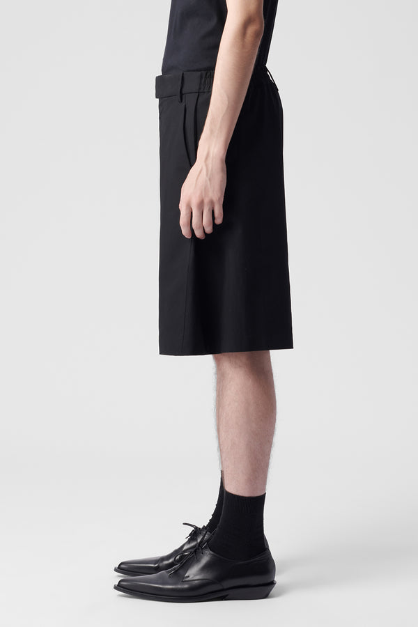 Ann Demeulemeester black flared shorts resembling a short skirt — 1980's -  V A N II T A S
