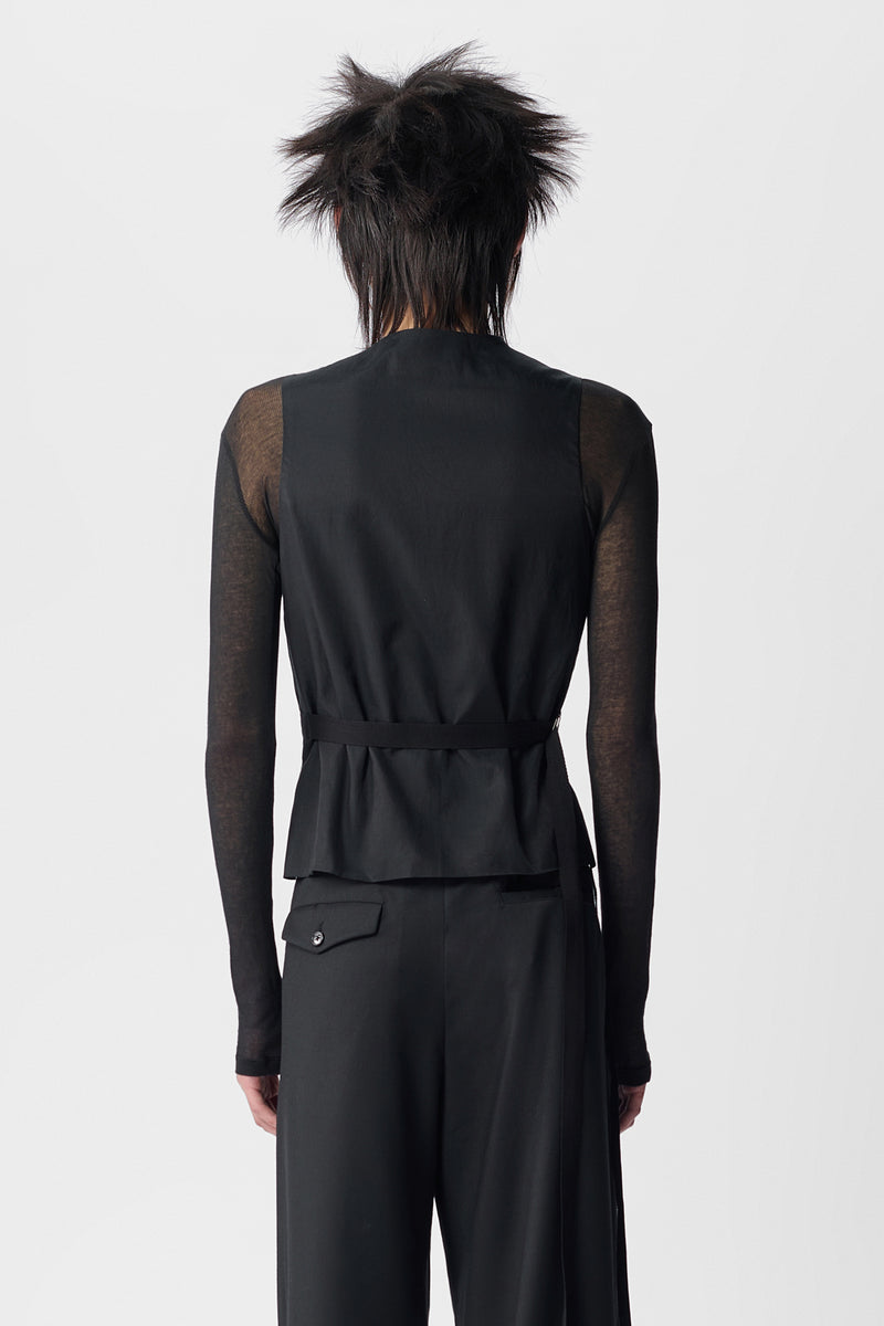 Ove Asymmetric Closure Waistcoat