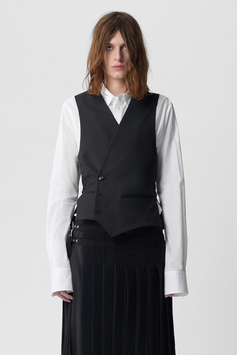 Ove Asymmetric Closure Waistcoat