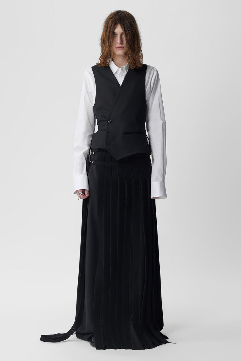 Ove Asymmetric Closure Waistcoat