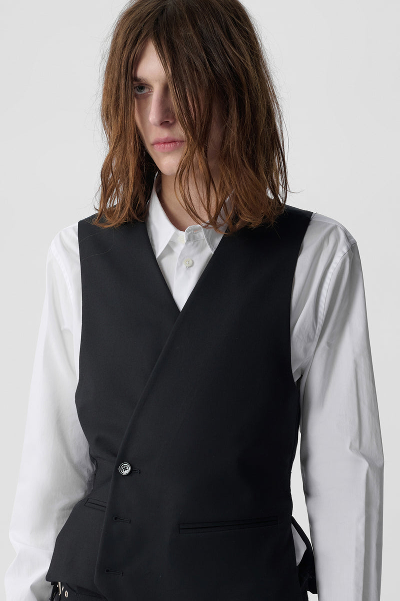 Ove Asymmetric Closure Waistcoat