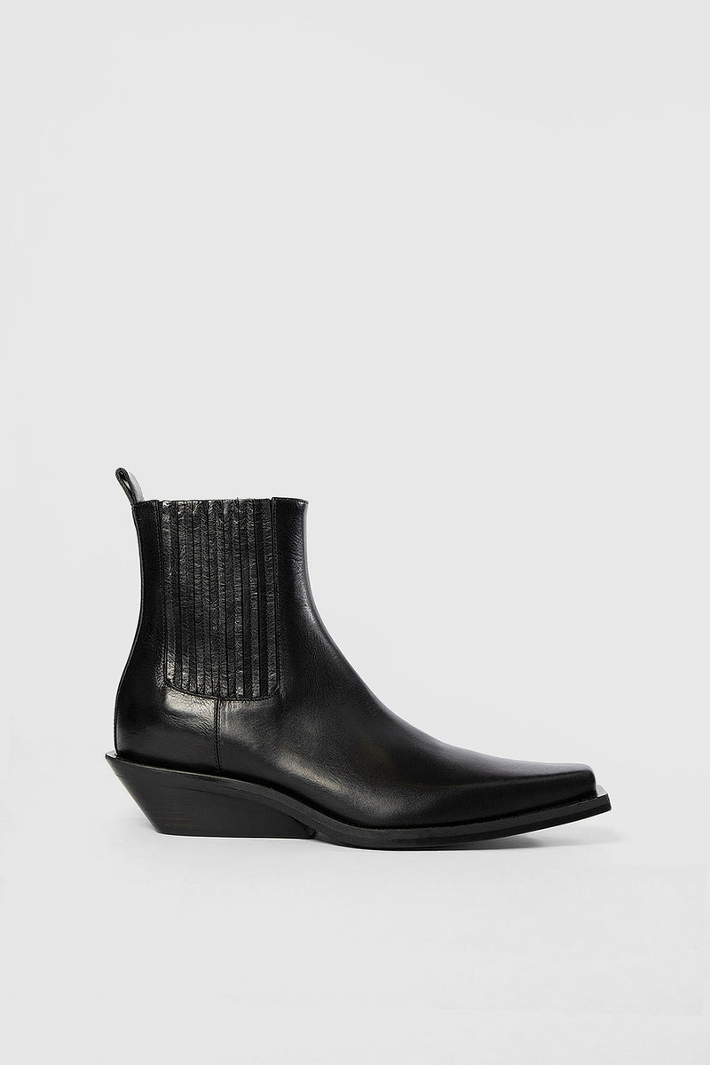 Harper Pointy Medium Heel Chelsea Boots