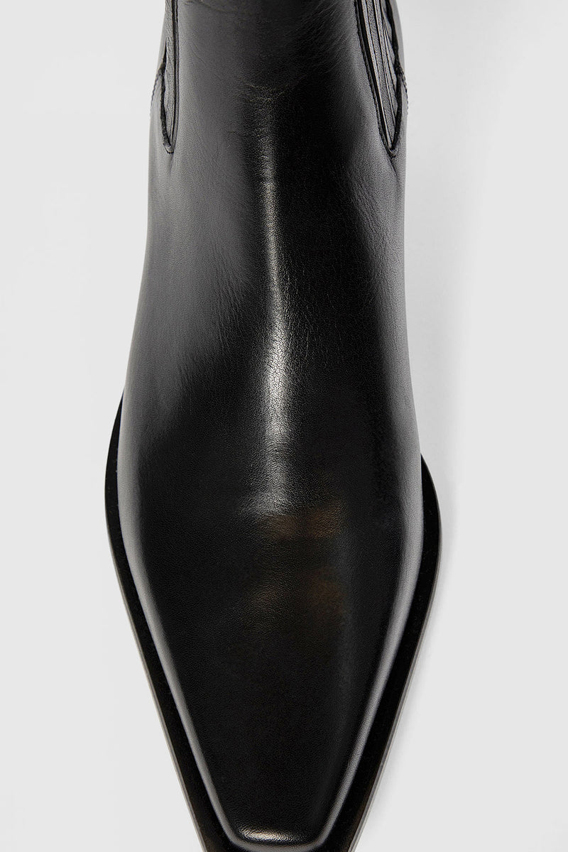 Harper Pointy Medium Heel Chelsea Boots