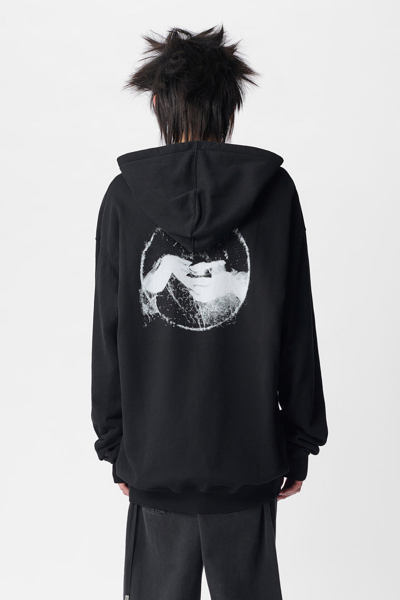 Ollie printed High-Comfort Hoodie