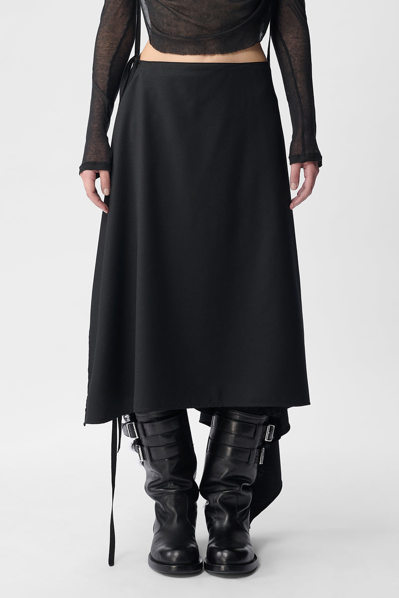 Ylva Midi Wrap Skirt