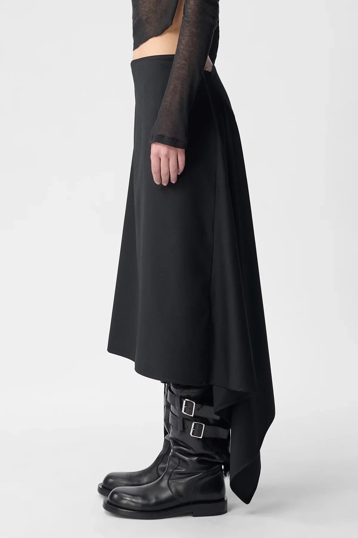 Ylva Midi Wrap Skirt – Ann Demeulemeester