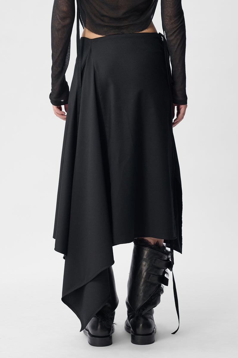 Ylva Midi Wrap Skirt