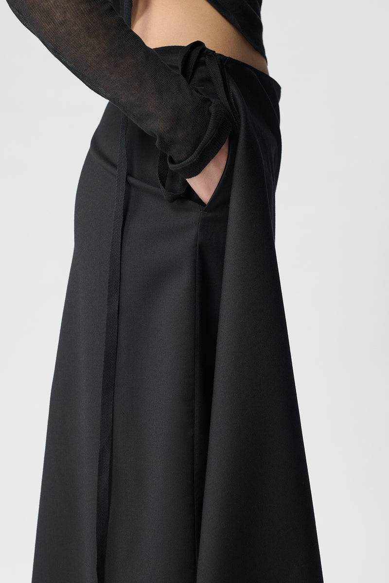 Ylva Midi Wrap Skirt