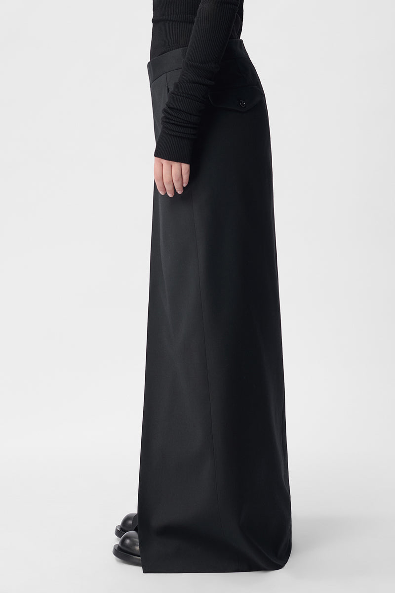 Lykke Long Wrap Skirt