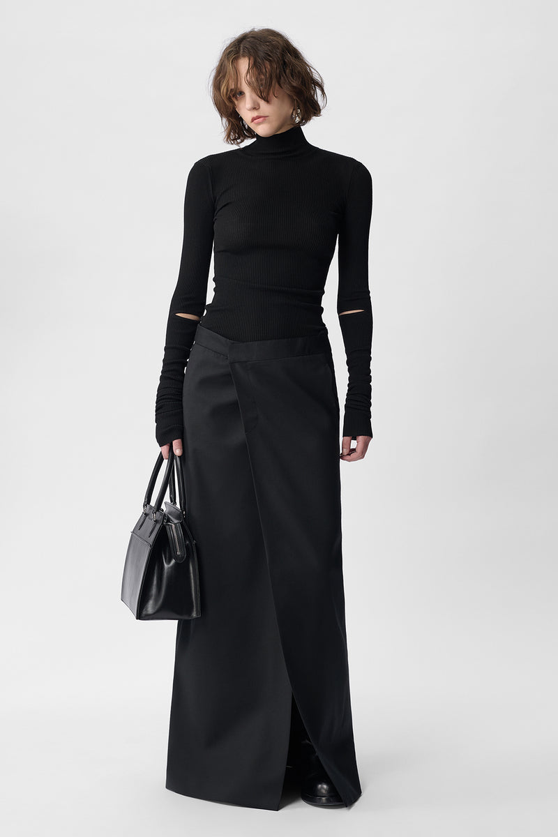 Lykke Long Wrap Skirt