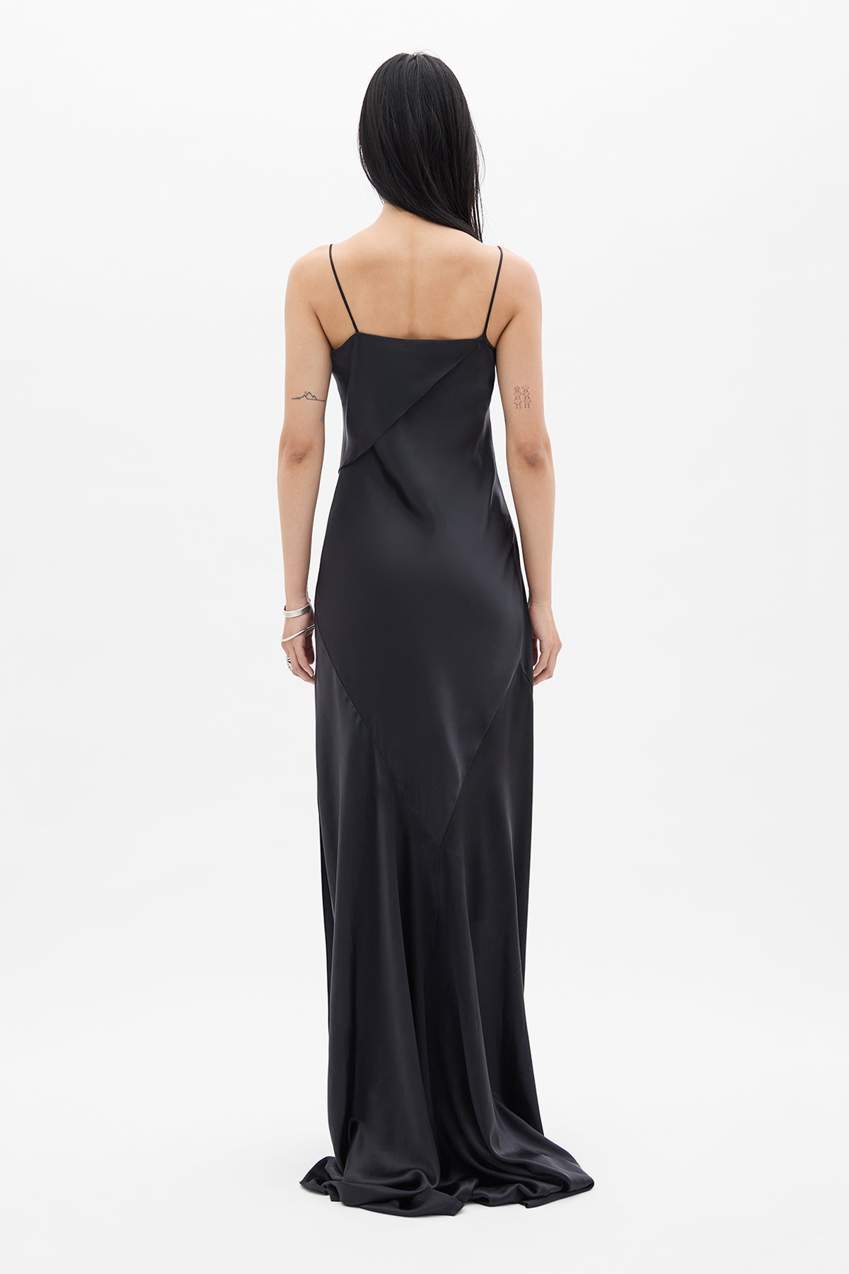 Aaricia Long Bias Slip Dress