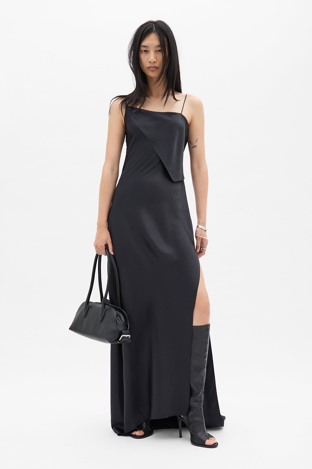 Aaricia Long Bias Slip Dress