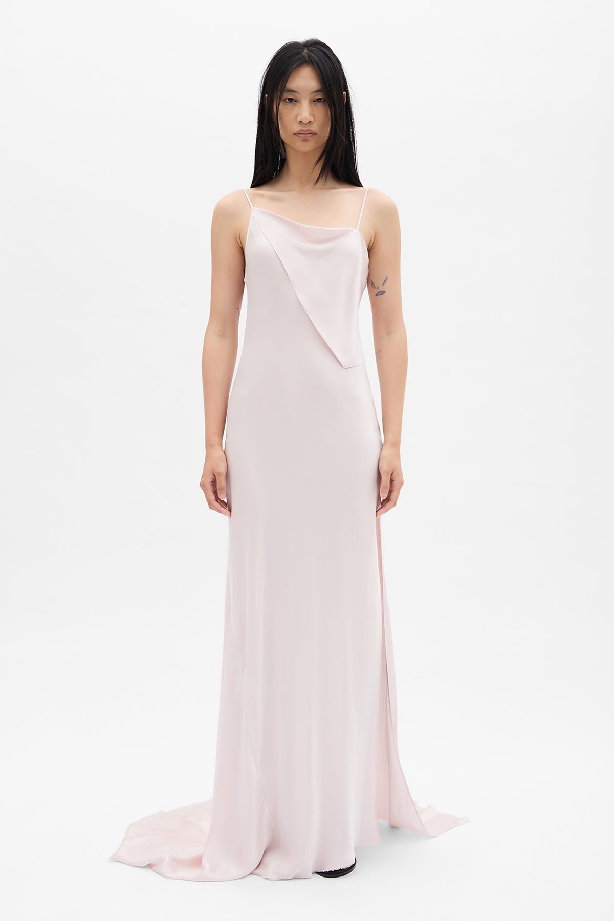 Aaricia Long Bias Slip Dress