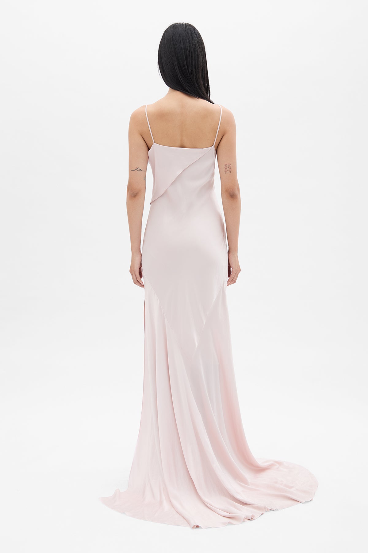 Aaricia Long Bias Slip Dress