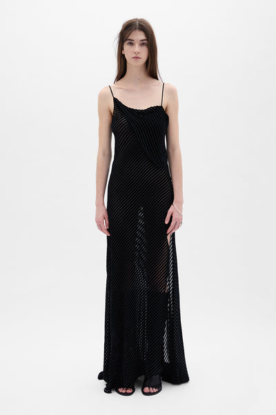 ANN DEMEULEMEESTER シルク100% ドレス 36 Aaricia Long Bias Slip Dress – Ann Demeulemeester