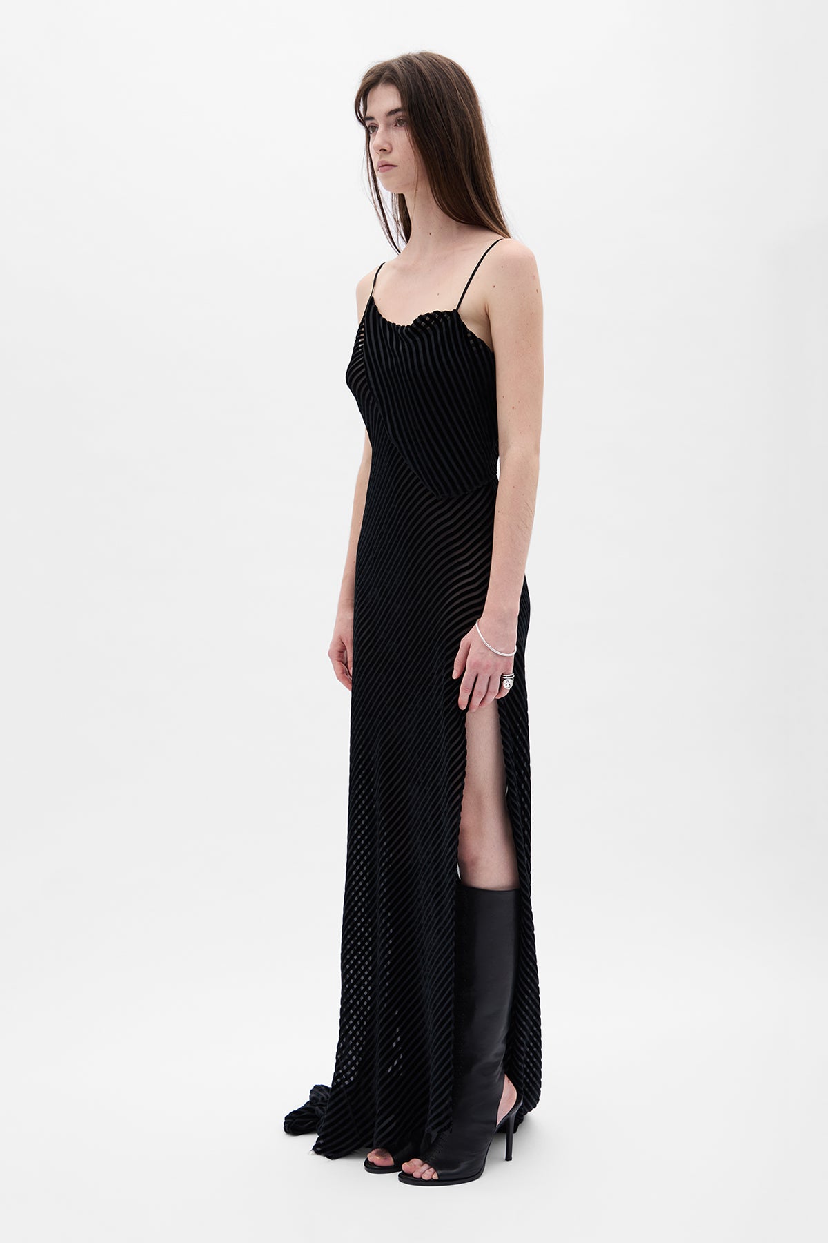 Aaricia Long Bias Slip Dress