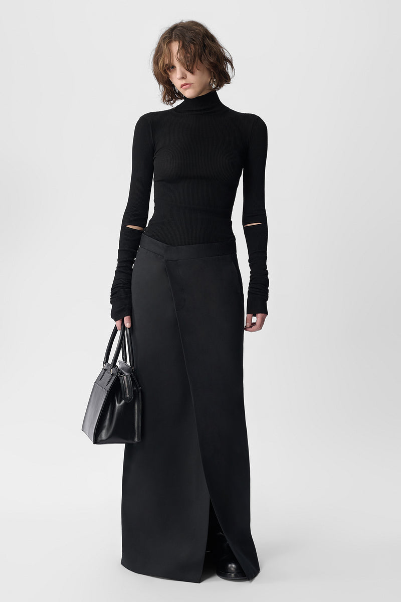 Olenka Cut-Out Turtleneck Sweater