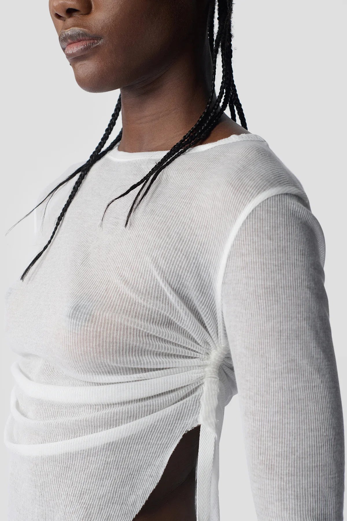Oke Long Sleeve Cropped Top – Ann Demeulemeester