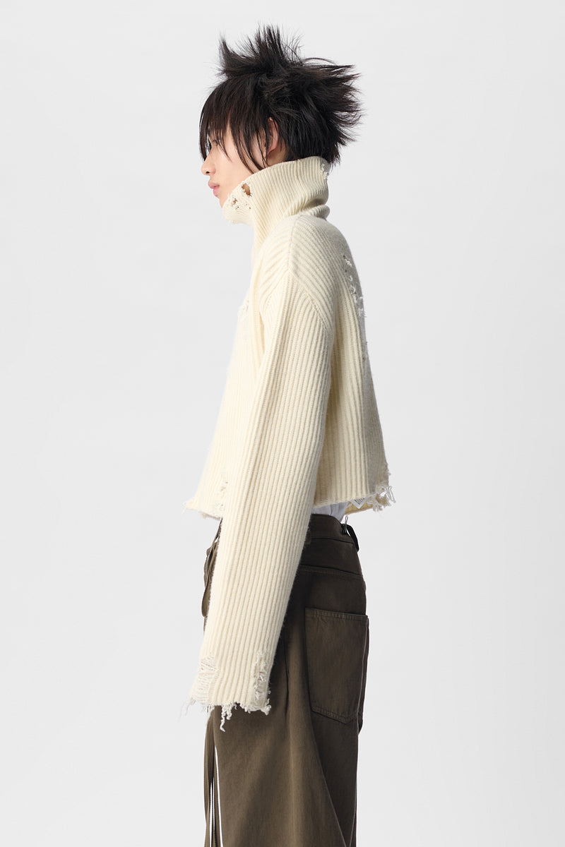 Armandus Cropped Turtleneck Sweater