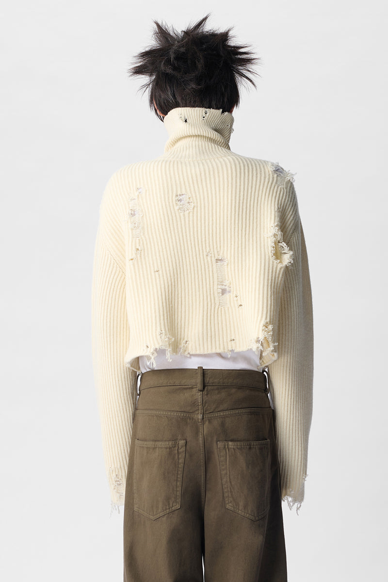 Armandus Cropped Turtleneck Sweater