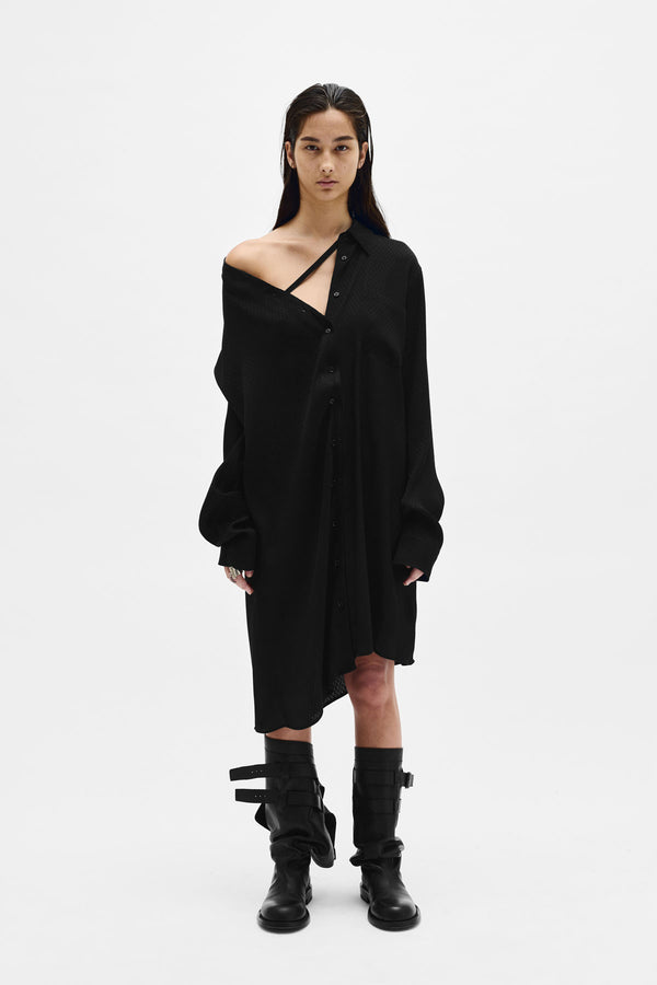 Halina Drop Shoulder Shirt Dress