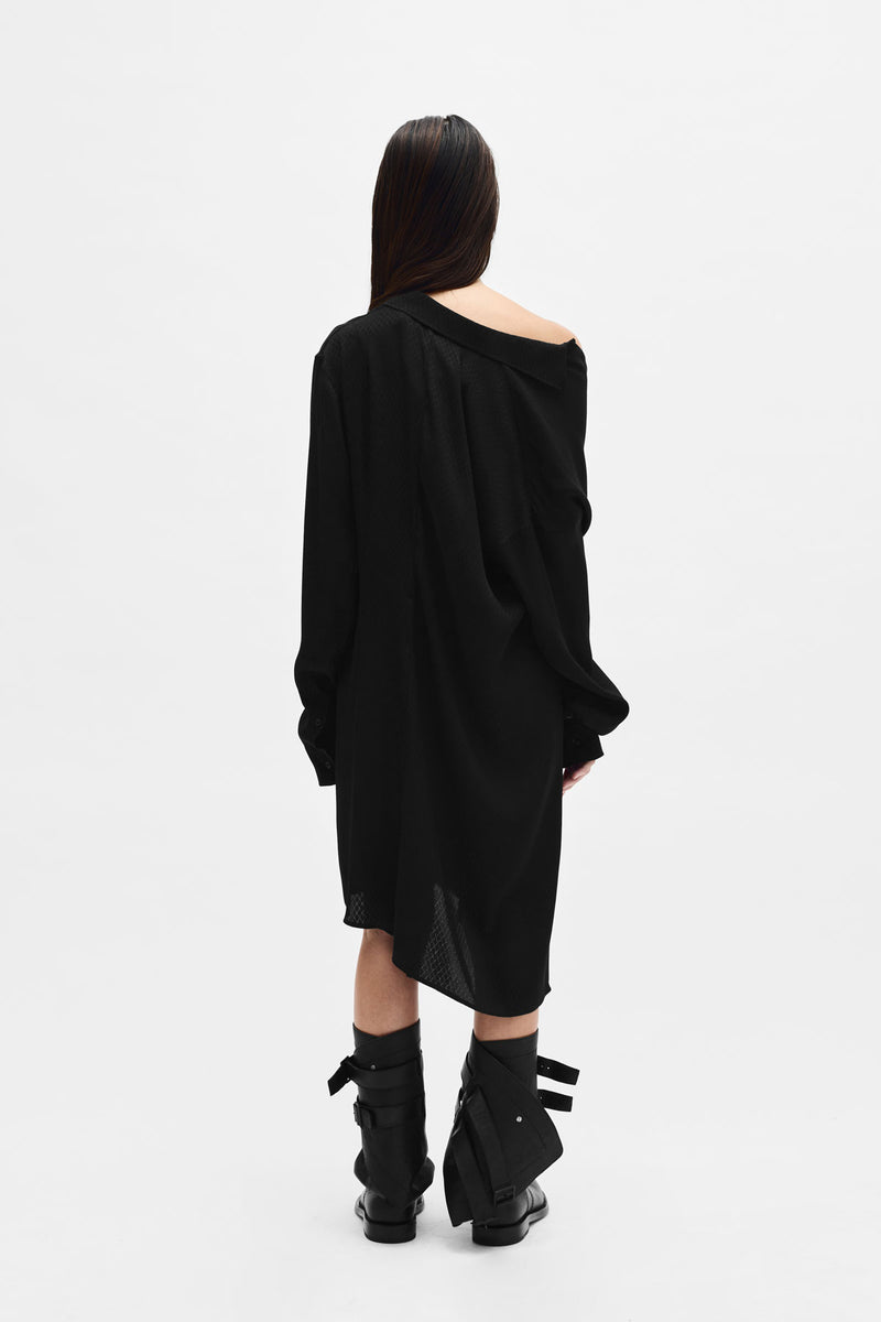 Halina Drop Shoulder Shirt Dress