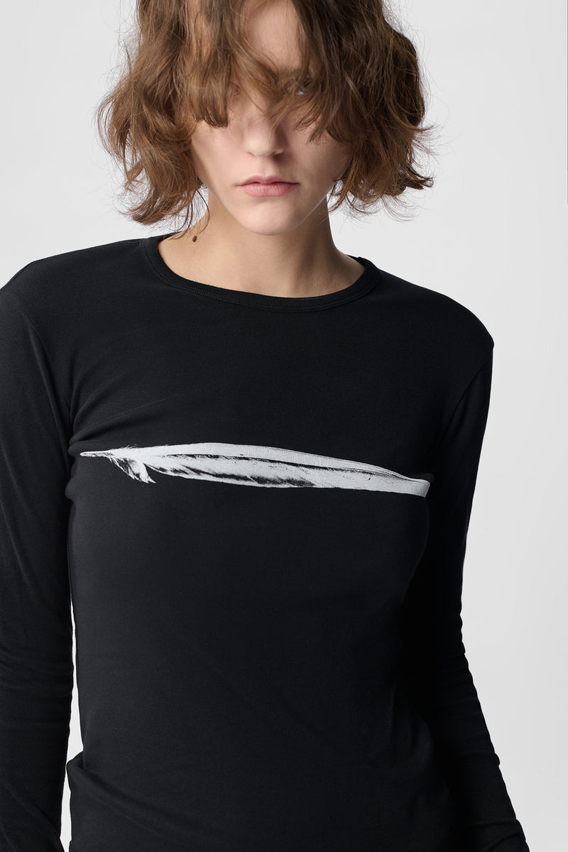 Fiene Printed Long Sleeve T-Shirt