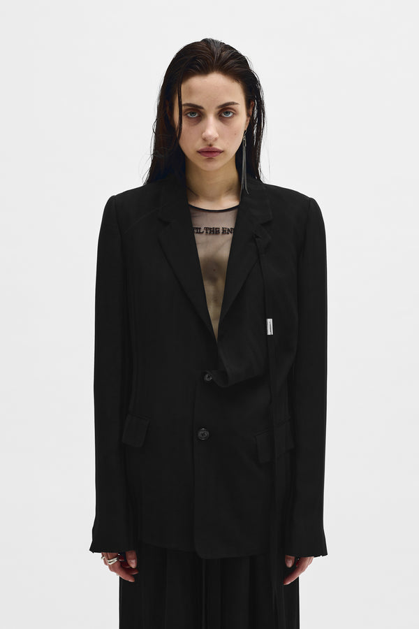 Disa Asymmetric Deconstructed Blazer