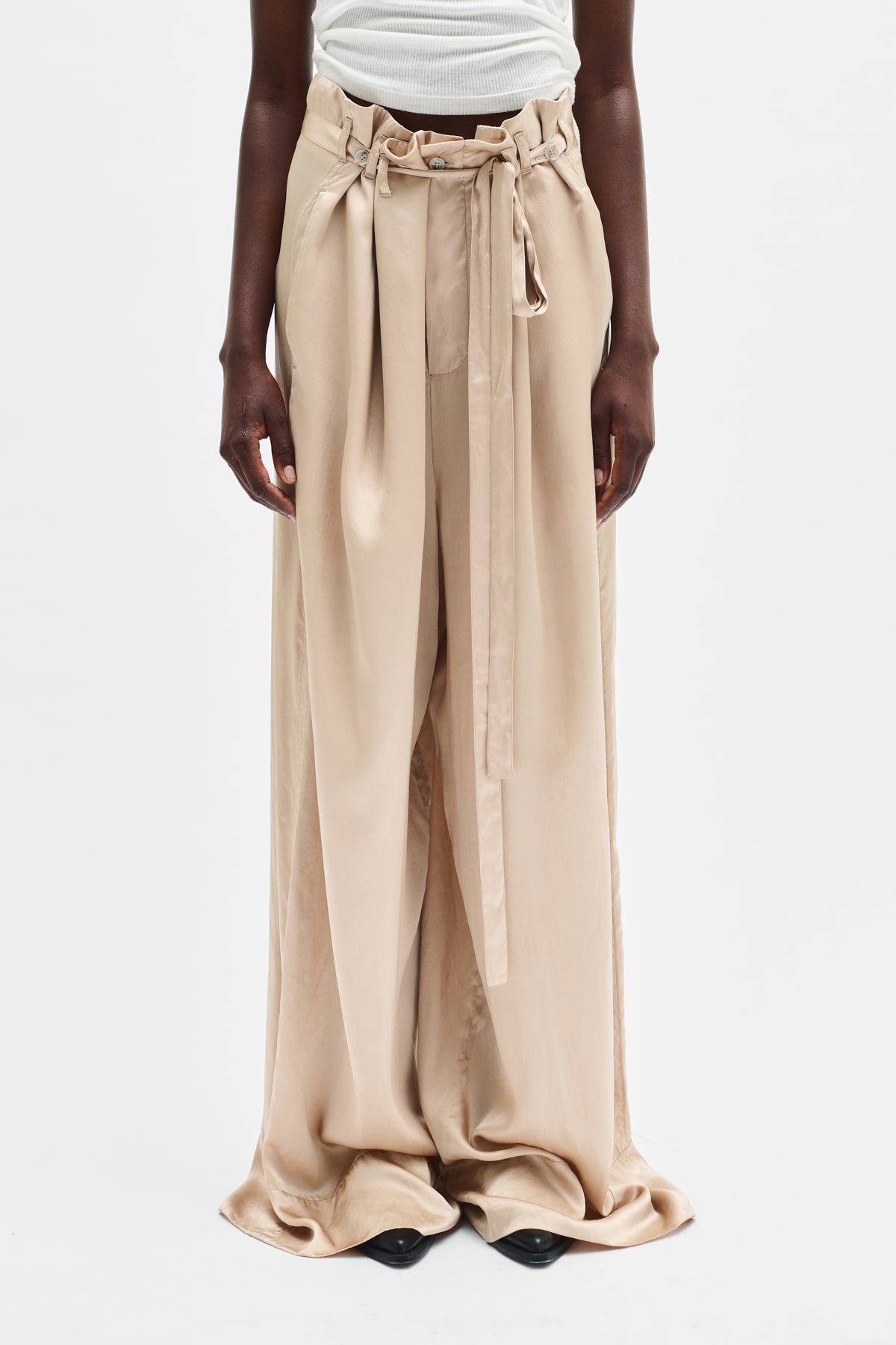 Maaike Flared Comfort Trousers – Ann Demeulemeester