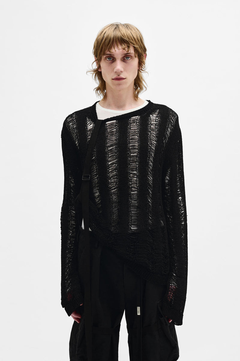 Balder ladder Stitch Oversize Sweater