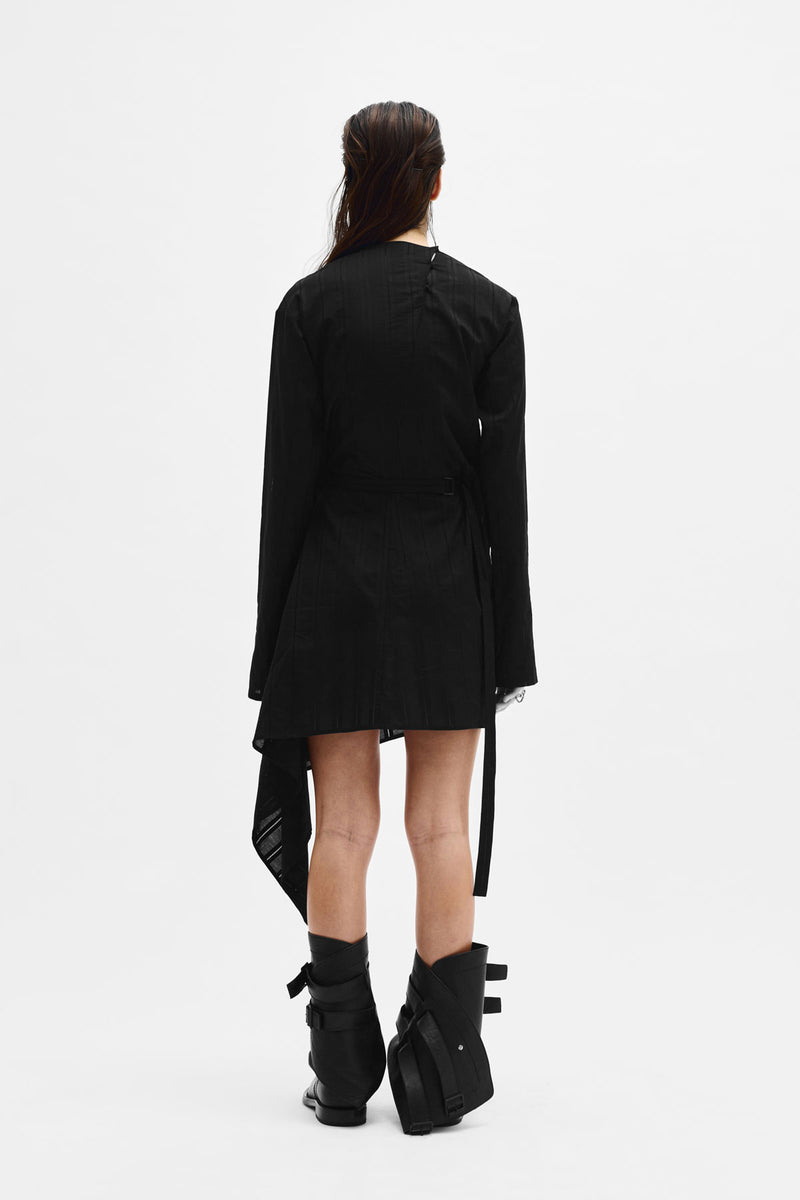 Halvi Draped Shirt Dress