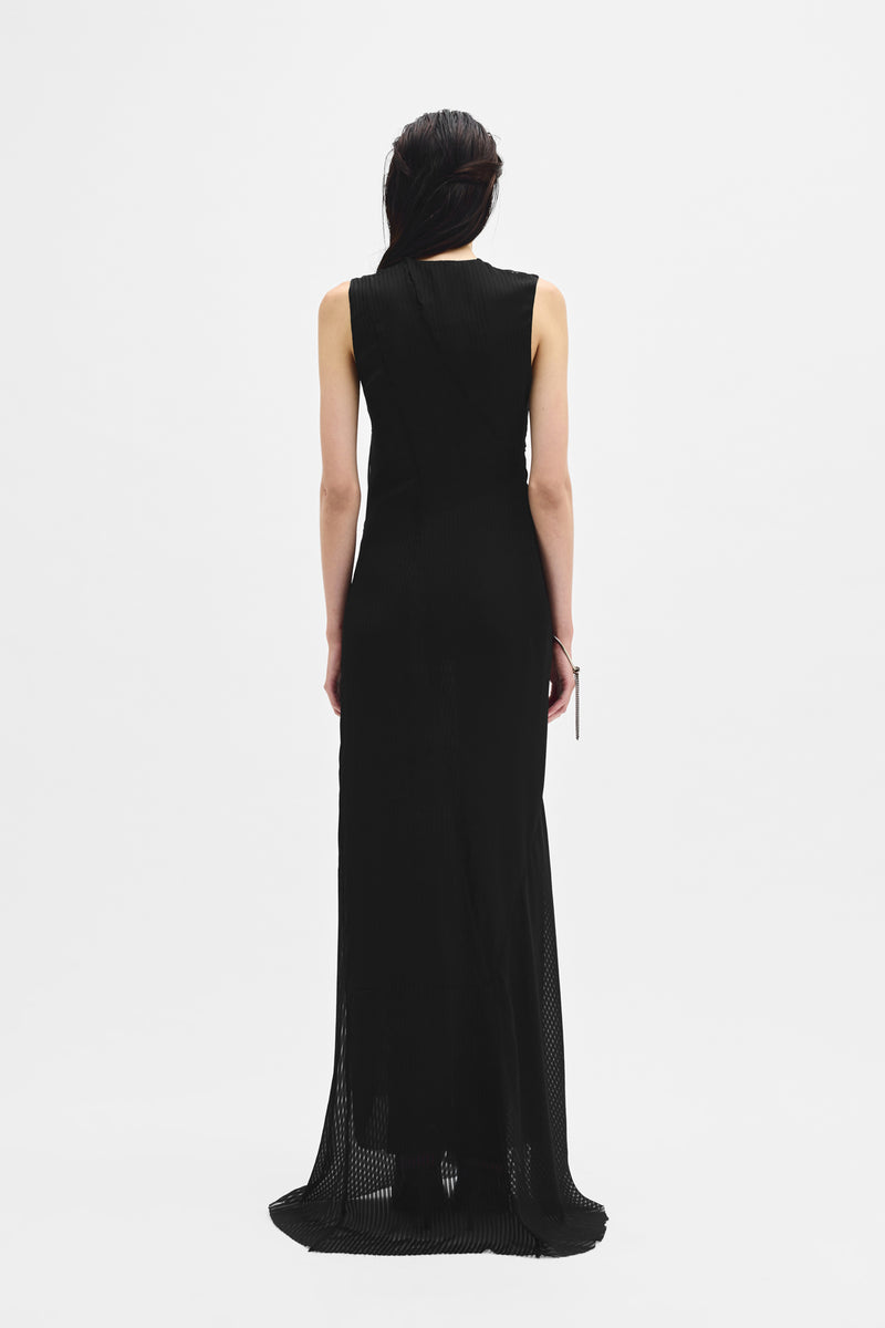 Leah long Asymmetric Dress