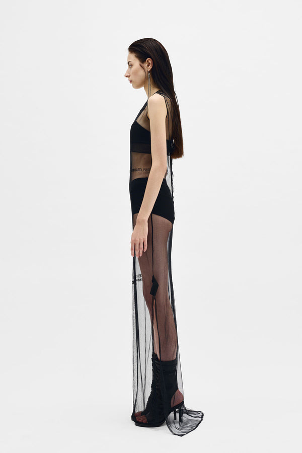 Seda Sleeveless ''Till the end'' Tulle Dress