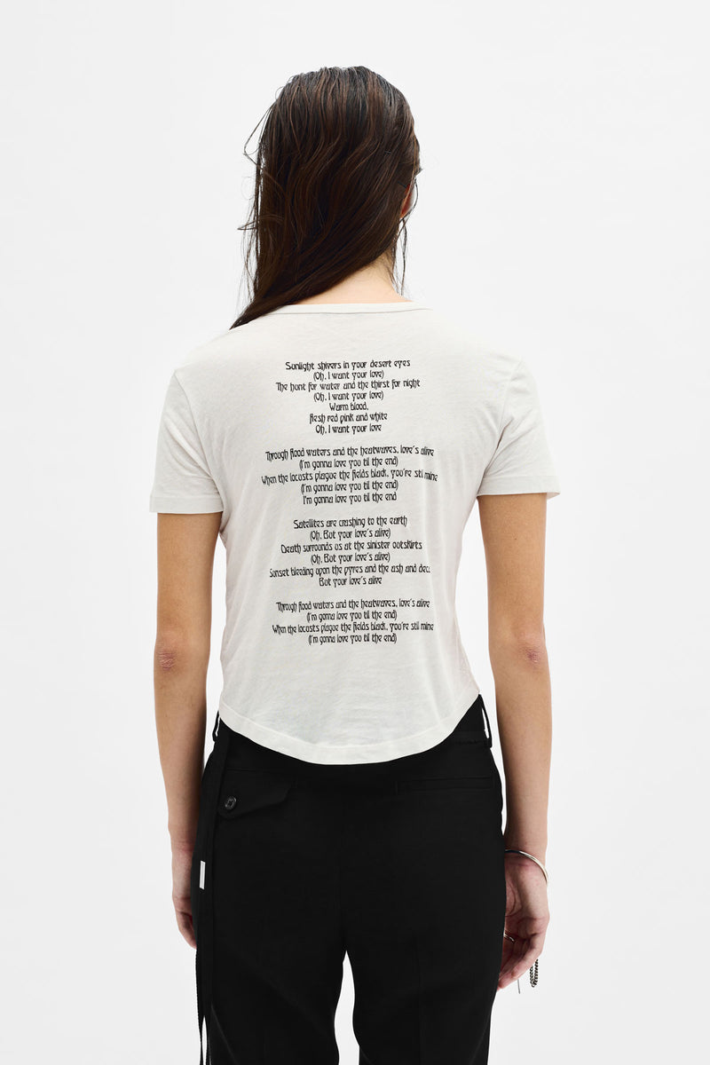 Georgette ''Till The End'' Micro T-shirt