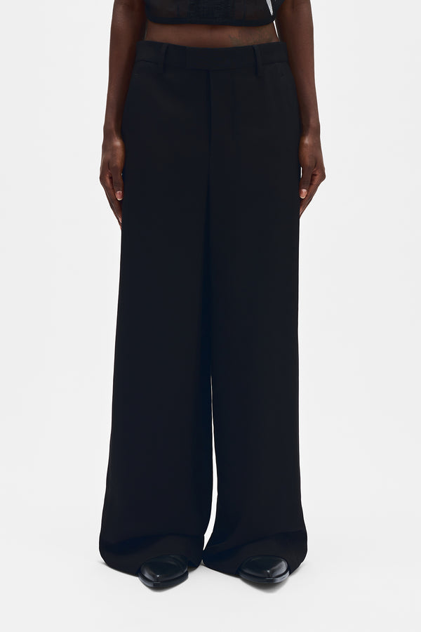 Elfi Wide Leg Trousers in Viscose Calico