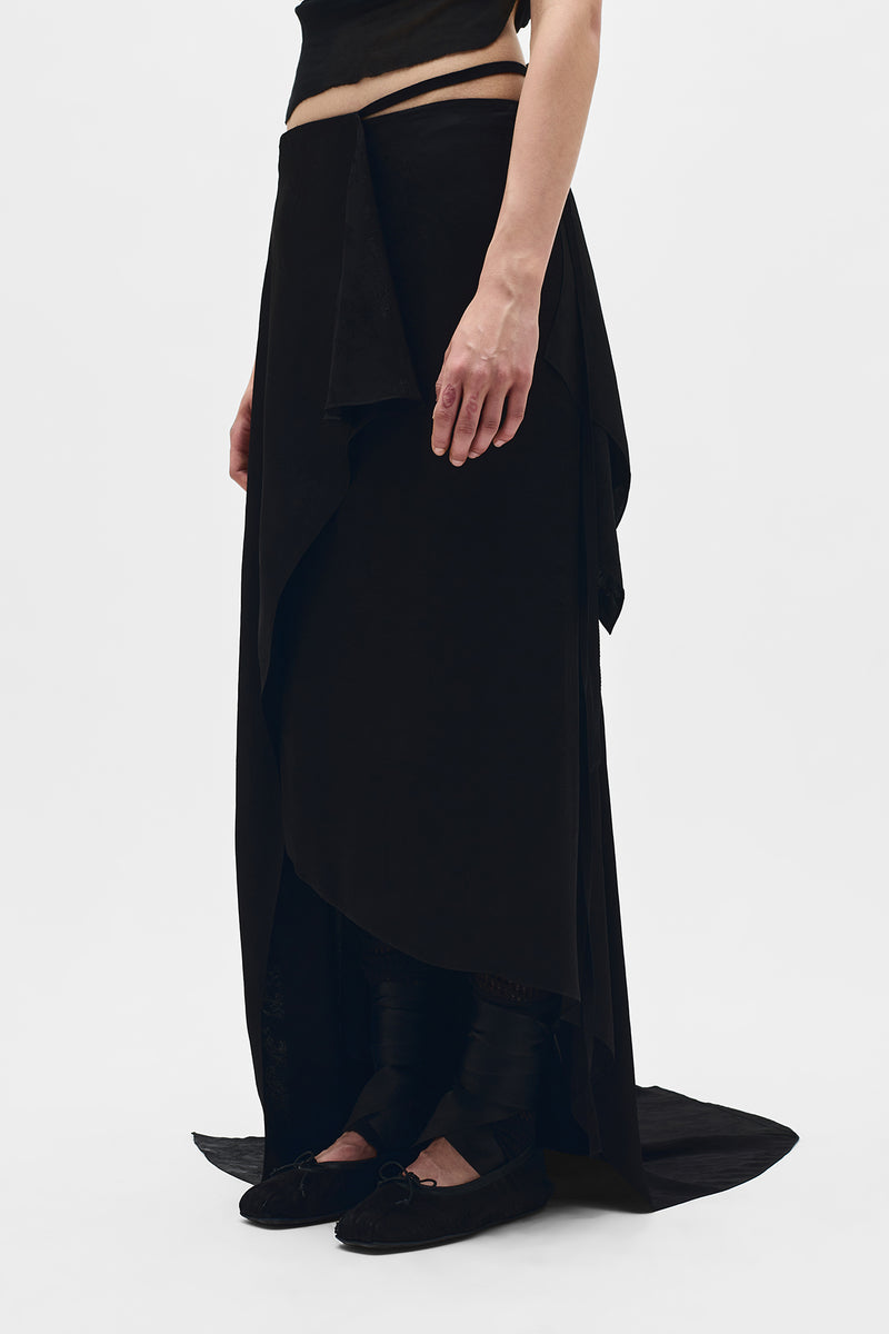 Sirka Deconstructed Asymmetric Skirt