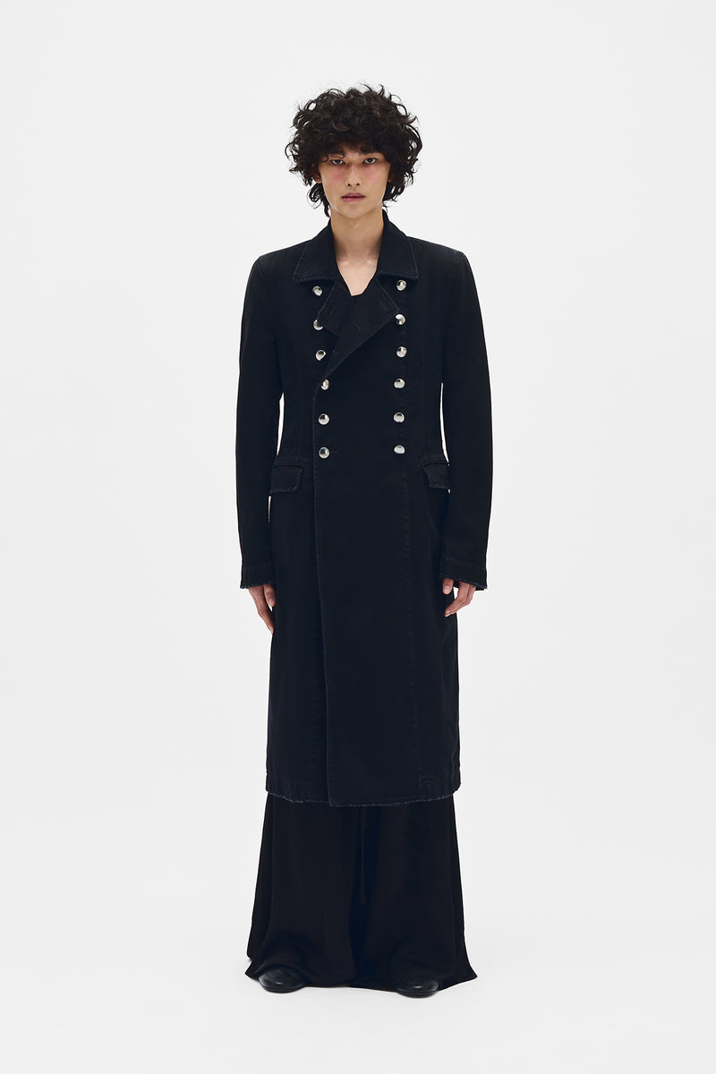 Wilem Double Breasted Fitted Trench Coat