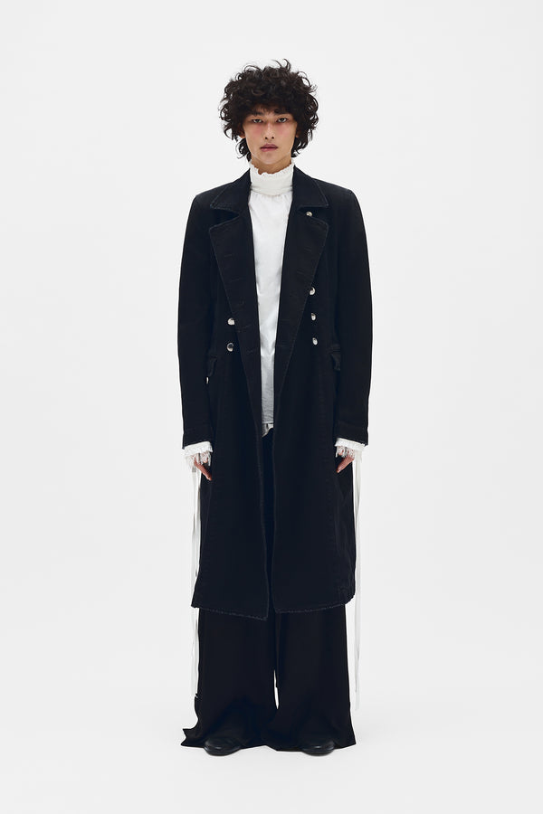 Wilem Double Breasted Fitted Trench Coat