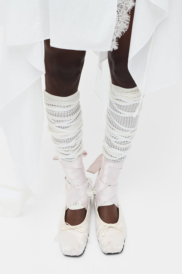 Adel Open Rib Leg Warmers