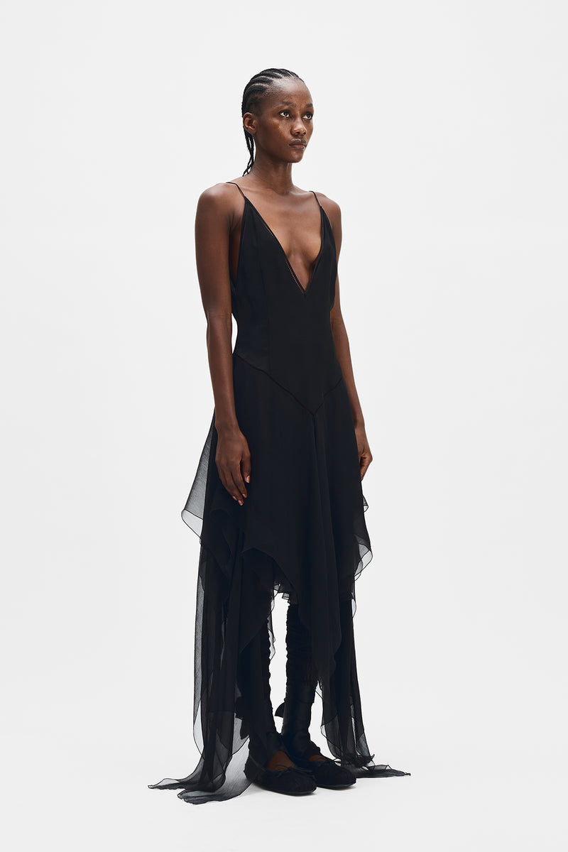 Multilayer Midi Slip Dress