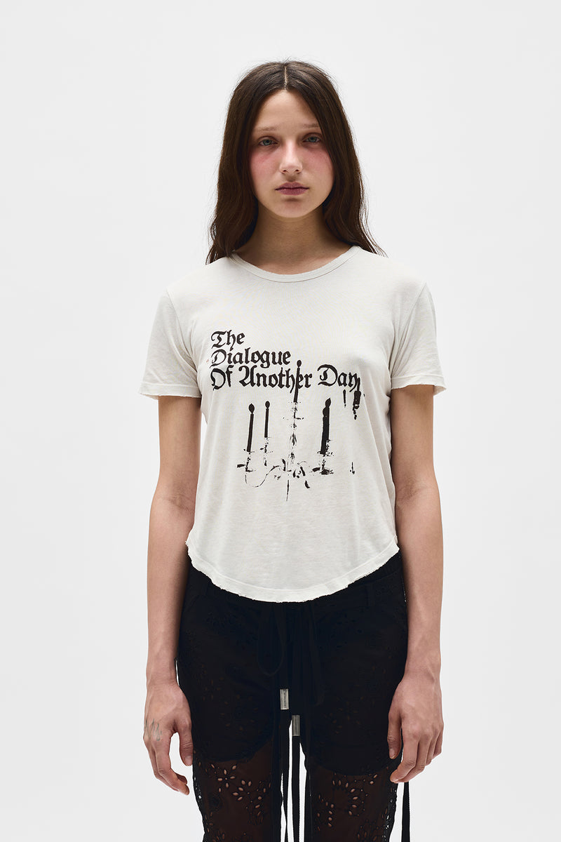 Floor Micro T-Shirt With "Chandelier" Print