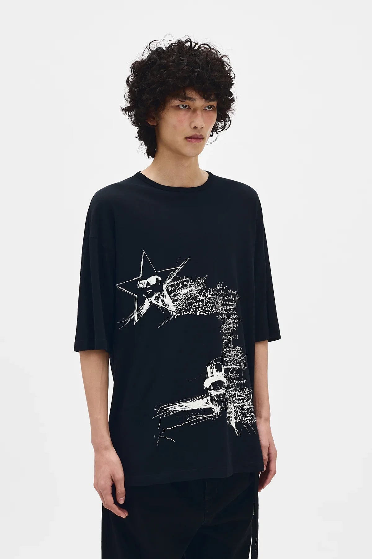 ANN DEMEULEMEESTER デストロイTシャツ ANN DEMEULEMEESTER デストロイTシャツ アン ドゥムルメステール