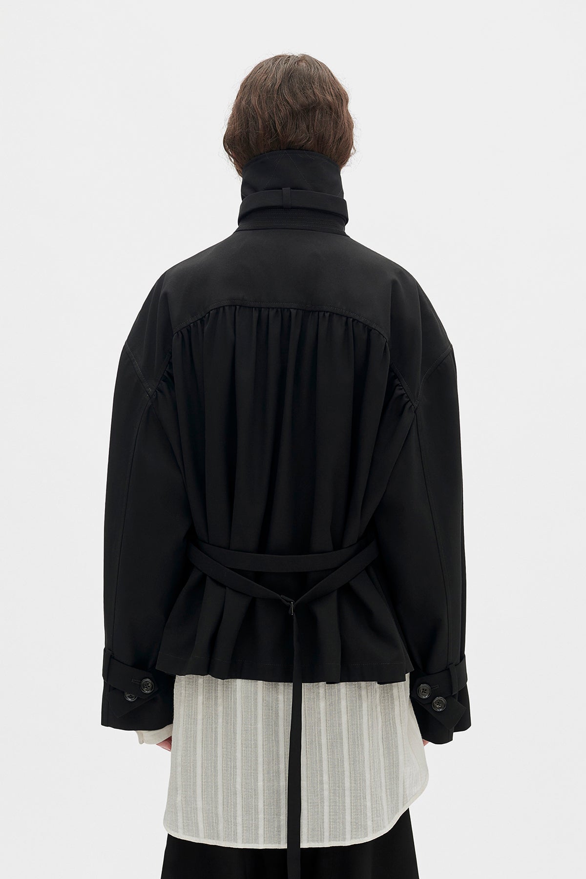 leni Cropped Trench Coat – Ann Demeulemeester