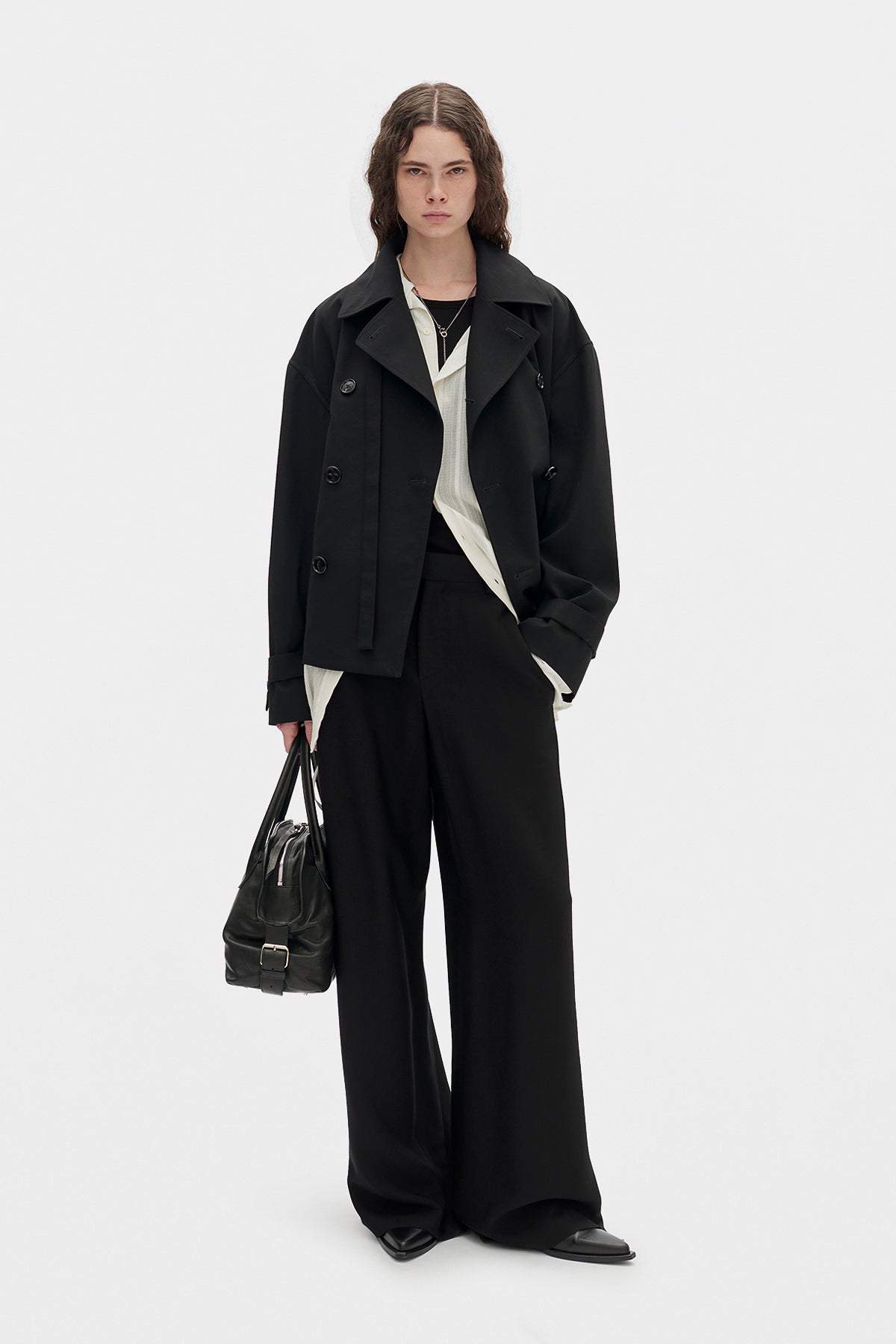 leni Cropped Trench Coat – Ann Demeulemeester