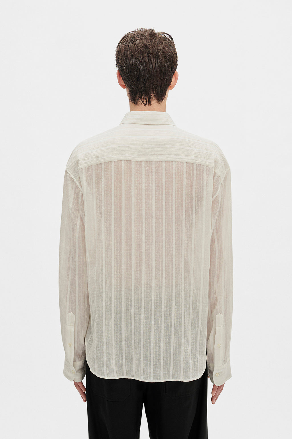 Isak Twisted Light Dobby Stripe Shirt