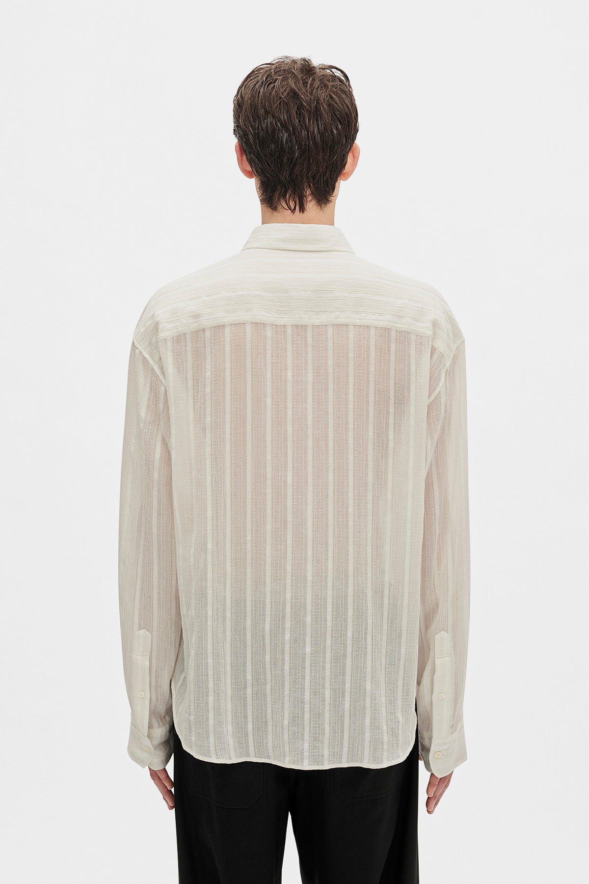 Isak Twisted Light Dobby Stripe Shirt