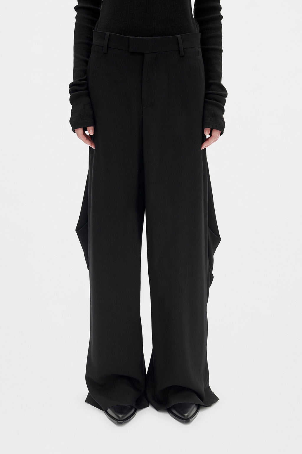 Odeta Draped Comfort Trousers